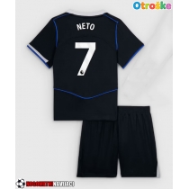 Otroške Nogometnih dresov Chelsea Pedro Neto #7 Tretji 2025-26 Kratki rokavi (+ hlače)